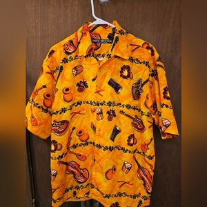 Box Office Island button-up shirt